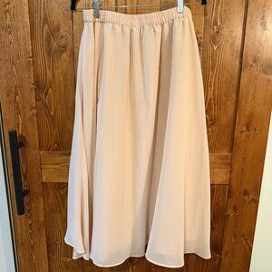 Roaman’s Blush Maxi Skirt – Size 18W